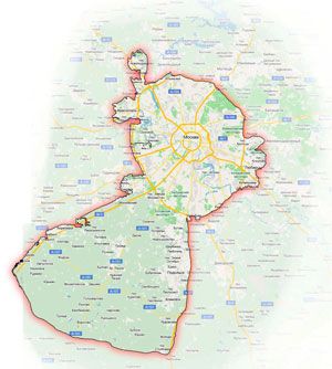 Карта Новой Москвы 2025, где есть Московская Прописка.